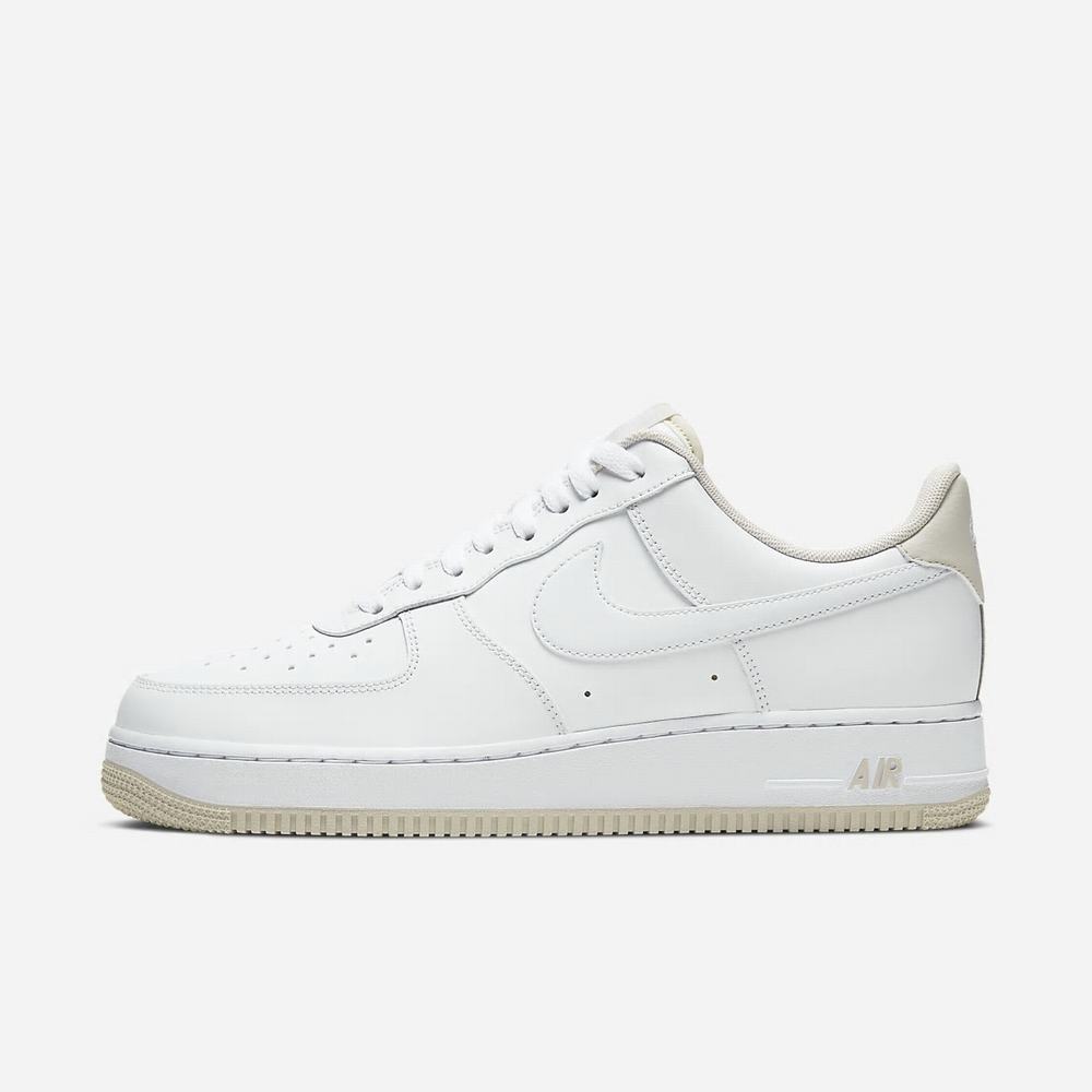 Sneakers Nike Air Force 1 '07 Blanche 2351-867 White/Light Bone/White Homme | JPR-97840087